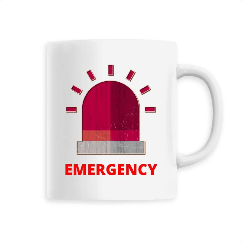 Mug pompier urgence