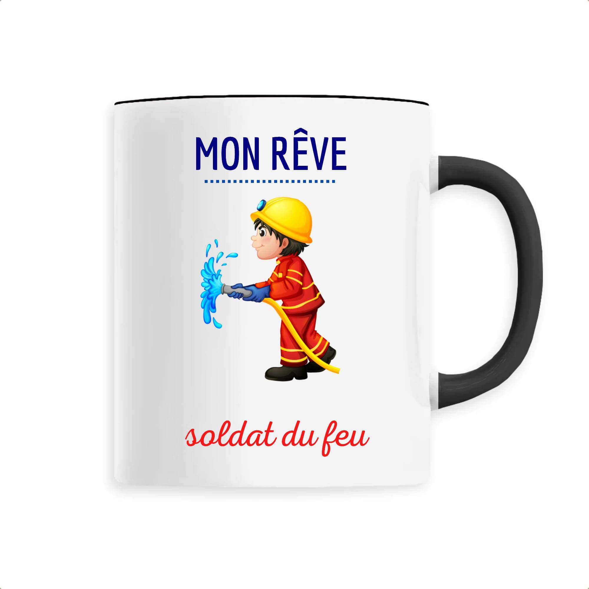 Mug pompier - Tasse original - Fabriqué en France - Livraison rapide!