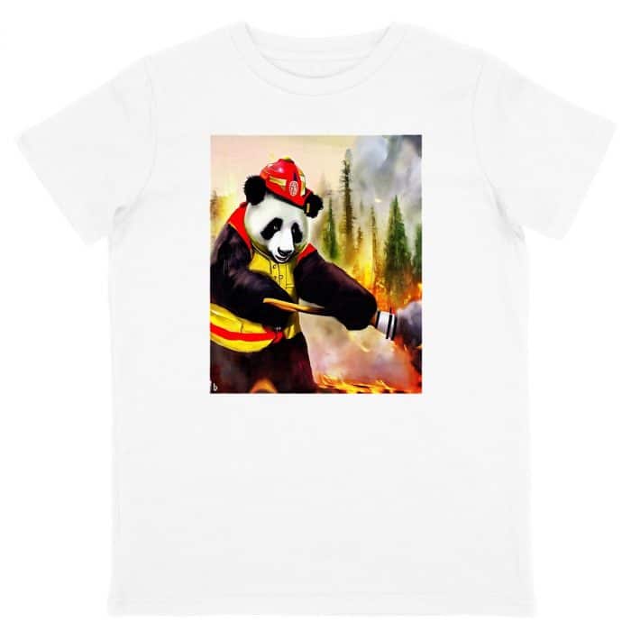 Tee shirt pompier Panda
