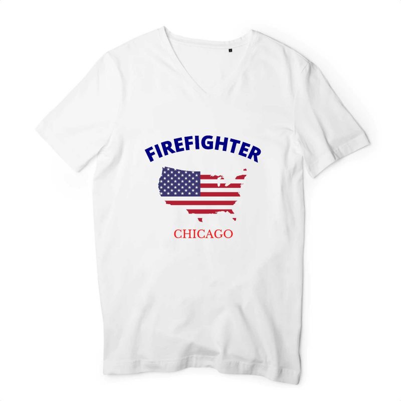 Tee shirt pompier Chicago