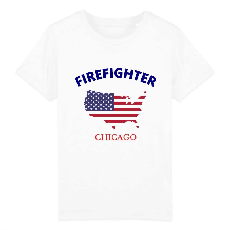 Tee shirt enfant pompier Chicago
