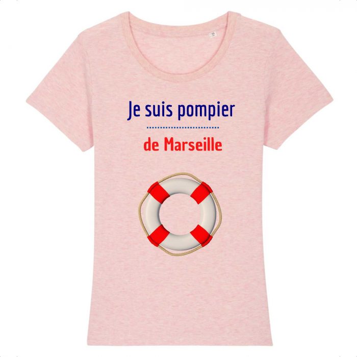 Tee Shirt Femme Pompier de Marseille