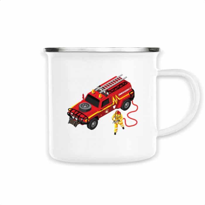 Mug véhicule pompier